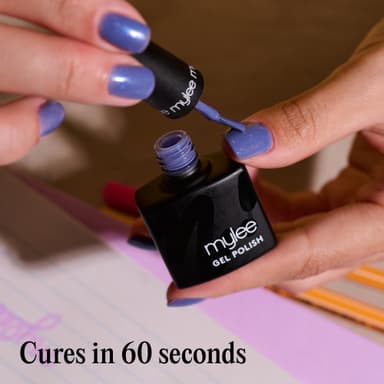 Mylee Gel Nail Polish 8ml [Ink Spill] - In Session Collection - UV/LED Soak-Off Nail Art Manicure Pedicure for Professional, Salon & Home Use [Autumn/Winter 2025] - Long Lasting & Easy to Apply view 4