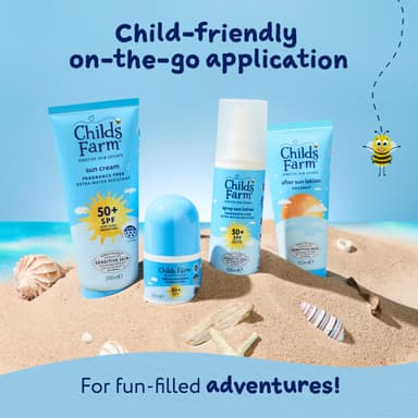 Childs Farm Kids & Baby Sun Lotion Spray SPF 50+ | UVA & UVB Very High Protection | Extra Water Resistant | Fragrance Free | Suitable for Dry, Sensitive Skin, 100ml view 3
