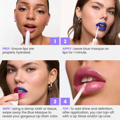 Wonderskin Wonder Blading Lip Stain Peel Off Masque - Long Lasting, Waterproof and Transfer Proof Red Lip Tint, Matte Finish Peel Off Makeup (Divine Masque) view 3