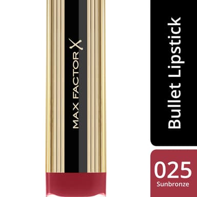 Max Factor Colour Elixir Lipstick with Vitamin E Shade Sunbronze 025 view 3
