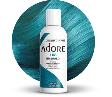 Adore Shining Semi Permanent Hair Colour, 168 Emerald view 1