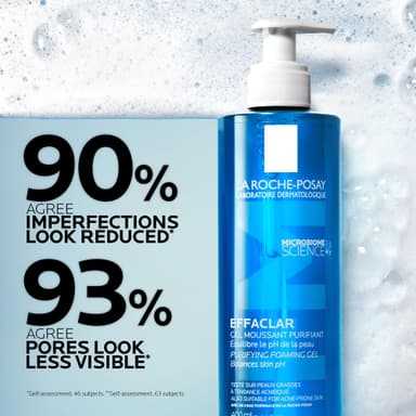 La Roche Posay Effaclar Purifying Foaming Gel for oily sensitive skin 400ml view 2