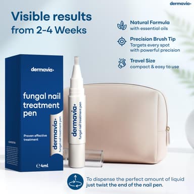Fungal Nail Treatment – Nail Fungus Treatment for Toenail and Fingernails - 4ML Pen - Suitable for Diabetics - Clinically Proven Treatment view 4