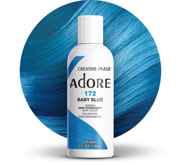 Adore Shining Semi Permanent Hair Colour, 172 Baby Blue view 1