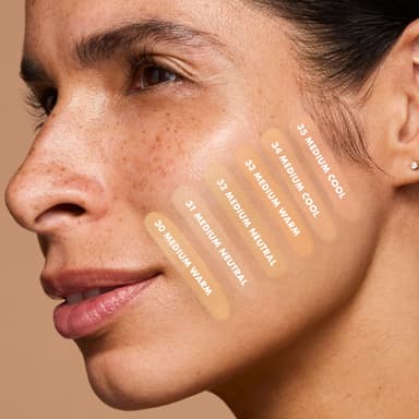 e.l.f. Soft Glam Foundation, Medium Coverage, Long-Lasting & Buildable Foundation For A Smooth, Satin Finish, Vegan & Cruelty-Free, 31 Medium Neutral view 4