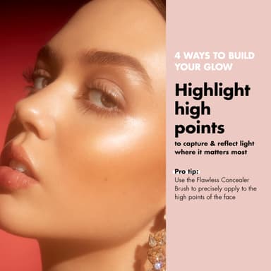 e.l.f. Halo Glow Liquid Filter, Complexion Booster For A Glowing, Soft-Focus Look, Infused With Hyaluronic Acid, Vegan & Cruelty-Free, 3.5 Medium view 4