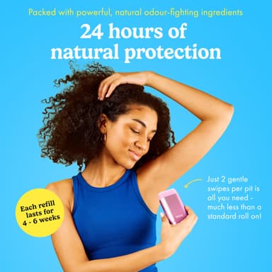 Wild - Natural Refillable Deodorant - Coconut & Vanilla Refill Trio Pack - Vegan & Eco-Friendly - Aluminium Free - Long Lasting Protection - Natural Ingredients - 3 Pack of 40g Refills view 3