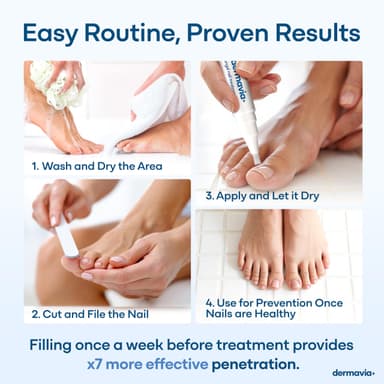 Fungal Nail Treatment – Nail Fungus Treatment for Toenail and Fingernails - 4ML Pen - Suitable for Diabetics - Clinically Proven Treatment view 2