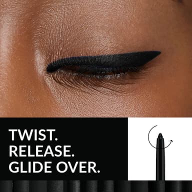 Avon Glimmerstick Eyeliner Blackest Black, Soft-Glide Formula, Bold and Intense Colour, Waterproof, Smudge-Proof Colour That Lasts All-Day, Cruelty Free view 4