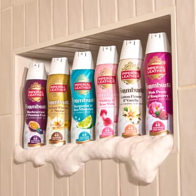 Imperial Leather Bergamot & Sea Minerals Foamburst Gel to Foam Body Wash Shower Gel, Rich Foaming Body Wash with Luxury Fragrance, Vegan & Cruelty Free (6 x 200ml) view 2