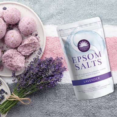 Elysium Spa Natural Lavender Epsom Salts 1Kg (Pack of 2) view 3