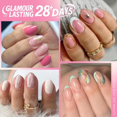 UNA GELLA Nail Tips 504Pcs False Nails Half Matte Full Cover Clear Acrylic Gel Fake Nails for Extensions Nail Art DIY Salon 12 Sizes Oval Round view 2