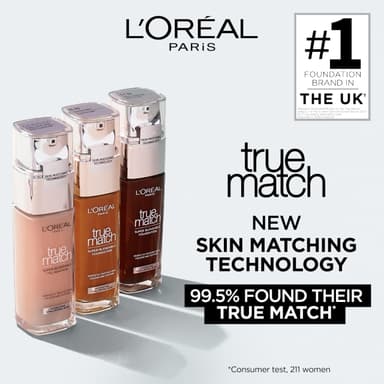 L'Oréal Paris True Match Liquid Foundation 1.C Rose Ivory view 2