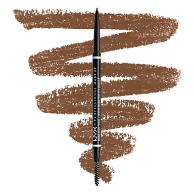 NYX Professional Makeup Micro Brow Pencil, Ultra Slim Eye Brow Pencil with Dual Ended Ultrafine Tip, Waterproof & Smudge-Resistant, Vegan Formula, Shade: Cool Ash Brown view 1