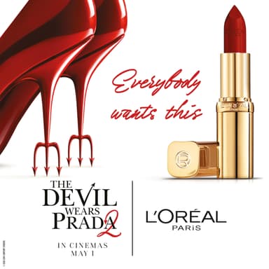 L'Oréal Paris Color Riche Satin Smooth Lipstick, Moisturising Pure Pigment Lip Colour, With Omega 3 & Vitamin E, 258 Blush view 2