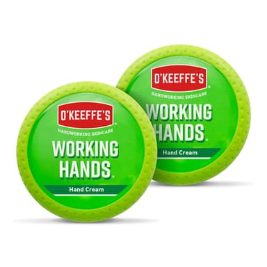 O'Keeffe's Working Hands, 96g Jar (2 Pack) - Hand Cream for Extremely Dry, Cracked Hands | Instantly Boosts Moisture Levels, Creates a Protective Layer & Prevents Moisture Loss view 1