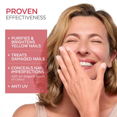 PODERM Nail Care Polish with Tea Tree - Nude Blush | Swiss Lab - 8ML | Enriched with Tea Tree, Silicon & Biotin | Purifies, Clarifies & Nourishes Yellow Nails | Created by a Podiatrist view 2