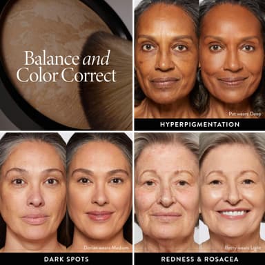 LAURA GELLER NEW YORK Award-Winning Baked Balance-n-Brighten Color Correcting Powder Foundation - Porcelain - Buildable Light to Medium Coverage - Demi-Matte Natural Finish view 4