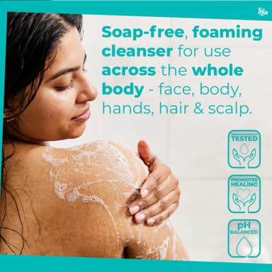 QV Gentle Wash (250g) for Dry, Sensitive Skin, pH Balanced, Unscented, Soap Free Body Wash, Moisturising Soap alternative that lathers for Dry Skin, Eczema, Psoriasis, Dermatitis view 3