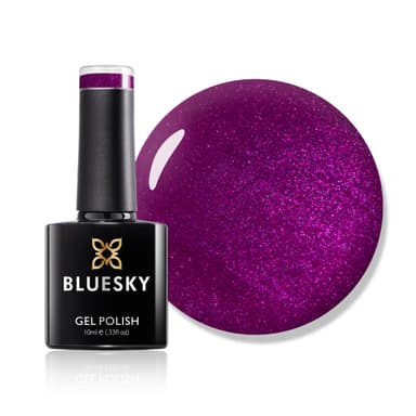 Bluesky Gel Nail Polish, Tango Passion 80580, Dark Purple, Long Lasting, Chip Resistant, 10 ml (Requires Drying Under UV LED Lamp) view 1