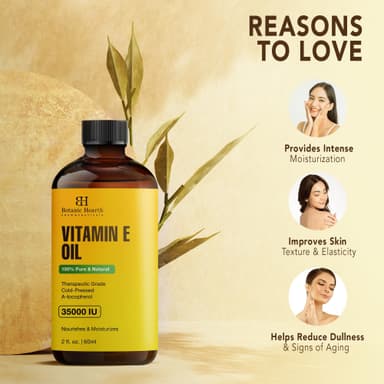 Botanic Hearth Massage Oil |Refreshing, Relaxing Massage Oils for Muscle Relaxing & Joint Comfort | Made with Natural Oils | for All Skin Types, for Men & Women | Vitamin-E Oil 2 Fl Oz view 4