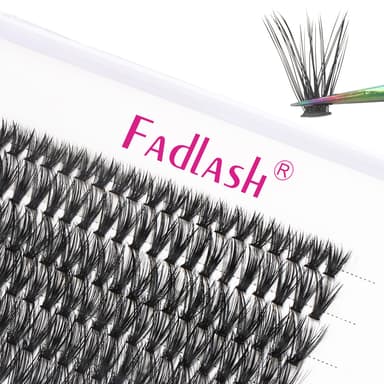 FADLASH Lash 0.07mm D Curl 14mm 40D Single Length Cluster Lashes DIY Eyelash Extensions view 1