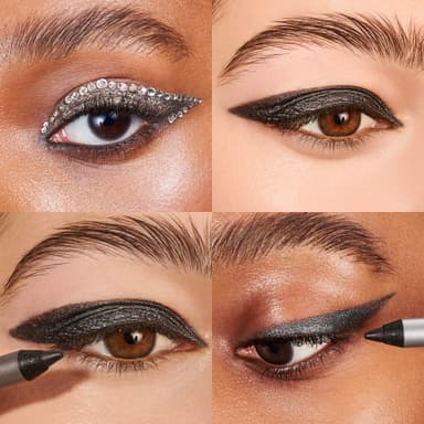 Wonderskin Eyeliner Pencil, 1440 Longwear Blue Glitter Eyeliner Pencil, 2 Pack - Waterproof, Sharpenable & Smudge Proof view 2