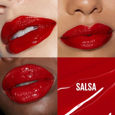 Maybelline New York Liquid Lipstick, Super Stay Vinyl Ink Sauce Liquid Lip Colour, Smudge-free Makeup, Long Lasting up to 16h, Shine Finish, No Budge, Vegan Formula, Shade: 200 Salsa view 3