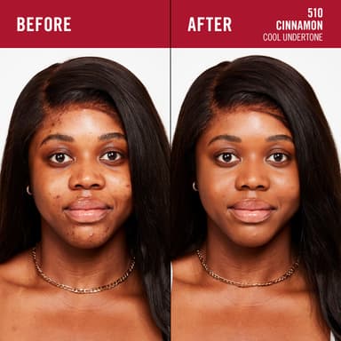Rimmel Lasting Finish 35Hr Foundation 510 Cinnamon, Full Coverage, Hydrating, SPF20, Hyaluronic Acid, Vitamin E, 2% Niacinamide, All Day Wear, Vegan, Cruelty Free view 3