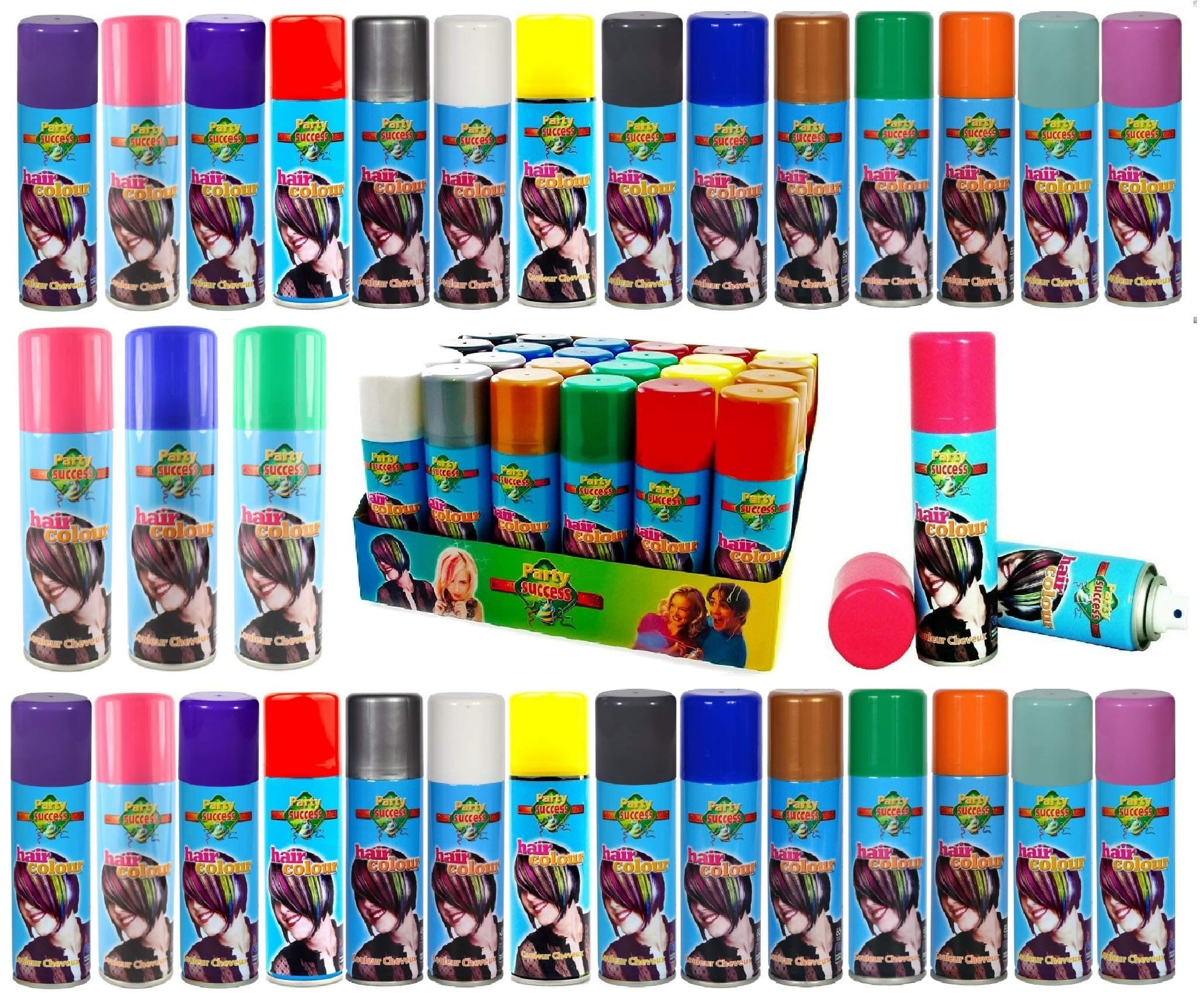 Party Success Temporary Hair Colour Spray Wash Out Spray 125ml (Blonde)