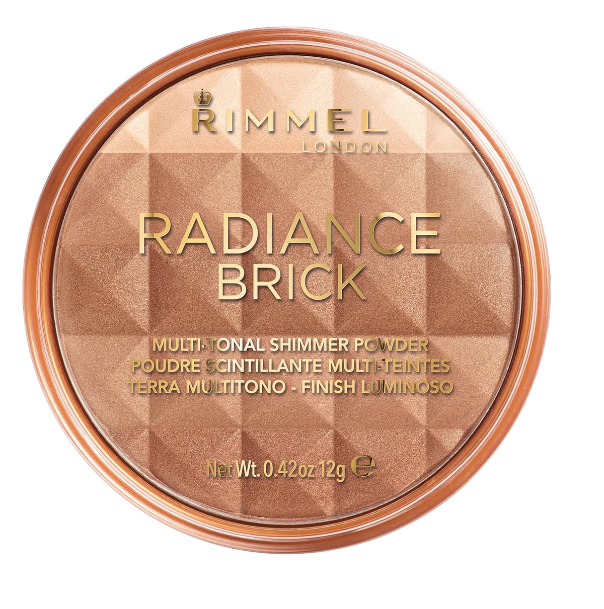 Rimmel Radiance Brick Multifunctional Shimmer Powder - 001 Light