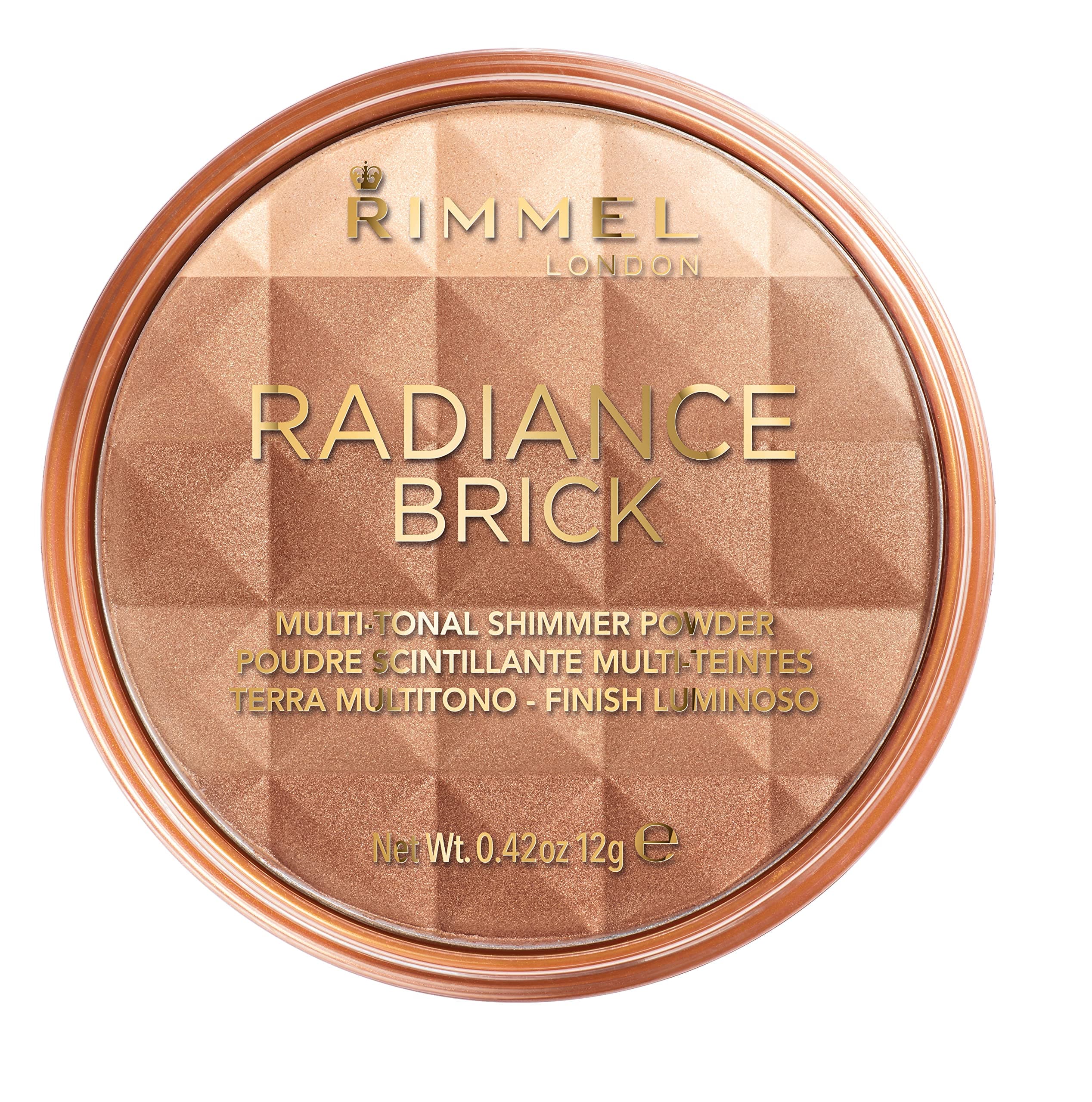 Rimmel Radiance Brick Multifunctional Shimmer Powder - 001 Light