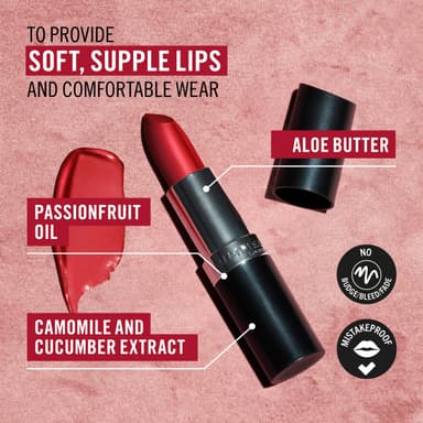 Rimmel Lasting Finish Lipstick 320 Silky Beige, Creamy Satin Finish, Long Lasting 8 HR Wear, Comfortable Formula, Rich Pigment view 4