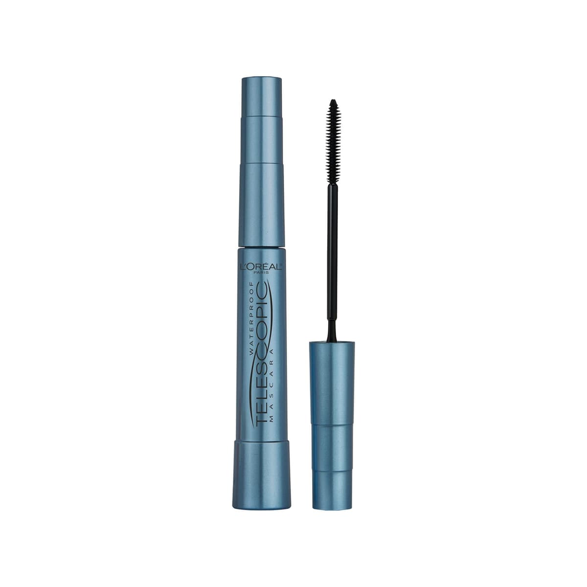 L'Oréal Paris Mascara, Telescopic Original Waterproof Mascara to Achieve Dramatic Lash Length, Smudge-Proof, Long-Wearing Formula for All-Day Wear, Black