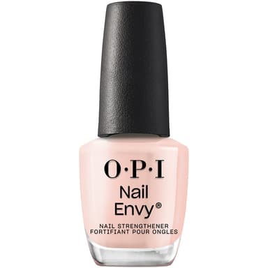 OPI Nail Envy Bubble Bath Nail Polish | Nail Strengthener Treatment for Strong Natural Nails | Vegan Nail Repair and Strength for Damaged Nails I Pink Nail Polish, 15ml view 1