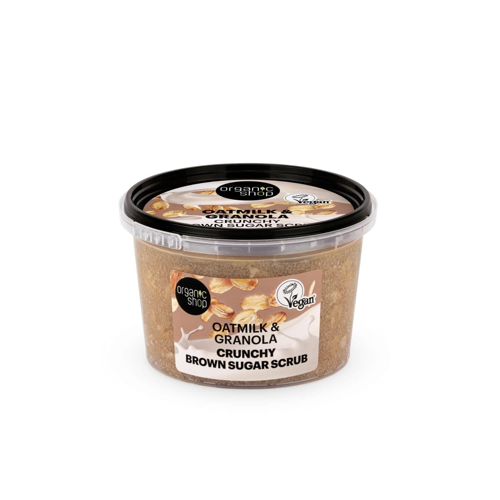 Organic Shop 250ml Body Scrub Oatmilk & Crunchy Granola