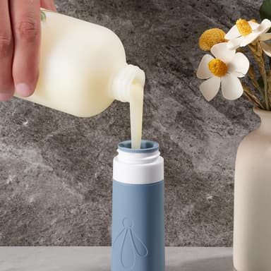 INSFIT 17 Pack Travel Bottles for Toiletries, CAA Approved Travel Size Containers with Labels, BPA Free Leak Proof Squeezable Silicone Travel Toiletries for Shampoo Conditioner Lotion Body Wash view 4