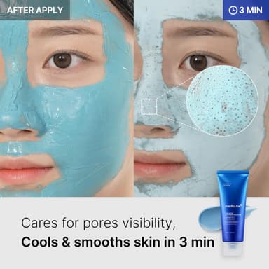 medicube Zero Pore Blackhead Mud Facial Mask - Skin Cooling & Pore Tightening - 3 Minute Quick Dry Formula with AHA, BHA, PHA, and Pore-Purifying Clay - Korean Mud Mask 100 g view 4