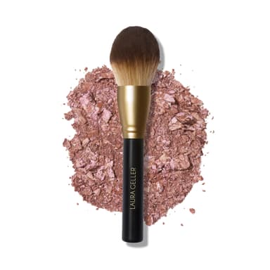 LAURA GELLER Classic Bronzer Brush - Large Face Powder Brush for Contour, Blush, and Setting Powder - Ultra-Soft, Fluffy Powder Brush for Makeup view 1