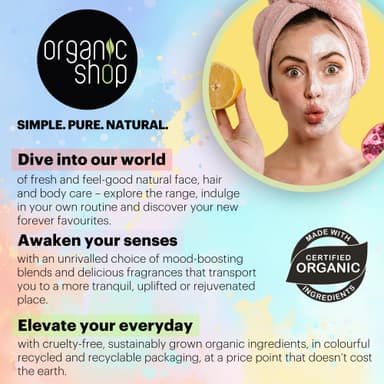 Organic Shop 250ml Body Scrub FrozenYogurt Blueberry & Coconut view 3