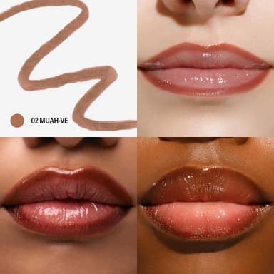 Sacheu Lip Liner STAY-N Peel Off Lip Stain - Long Lasting Waterproof Lip Tint with Hyaluronic Acid & Vitamin E – Transfer Proof Matte Finish, Vegan & Cruelty-Free (Core Bundle) view 3