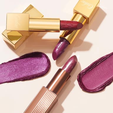 Oulac Burgundy Metallic Shine Lipstick Set - Lip Set for Women, Red Lip Color Kit, Creamy Formula, Full Coverage, Hydrating & Smooth, Infused with Shea Butter, Vegan, Clean Beauty B606(606+D04+D14) view 4