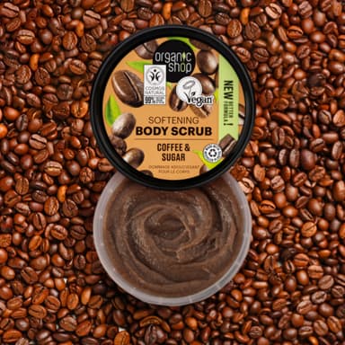 Organic Shop 250ml Body Scrub Softening Coffee & Sugar view 3