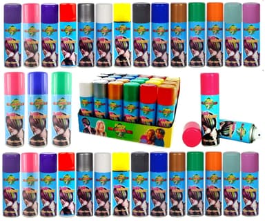 Party Success Temporary Hair Colour Spray Wash Out Spray 125ml (Blonde) view 1